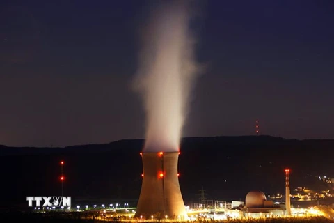 Nhà máy điện hạt nhân ở Leibstadt, Thụy Sĩ. (Nguồn: EPA/TTXVN)