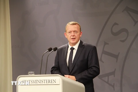 Thủ tướng Đan Mạch Lars Loekke Rasmussen. (Nguồn: THX/TTXVN)