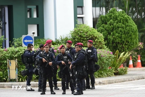 Cảnh sát Singapore. (Nguồn: AFP/TTXVN)