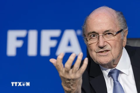 Cựu Chủ tịch FIFA Sepp Blatter. (Nguồn: AFP/TTXVN)