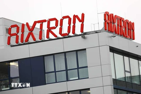 Trụ sở công ty điện tử Aixtron ở Herzogenrath, Đức. (Nguồn: AFP/TTXVN)