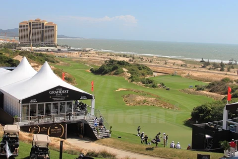 Sân golf The Bluffs Hồ Tràm Strip, một trong những dự án đầu tư lớn của doanh nghiệp Hoa Kỳ tại Việt Nam. (Ảnh: PV/Vietnam+)