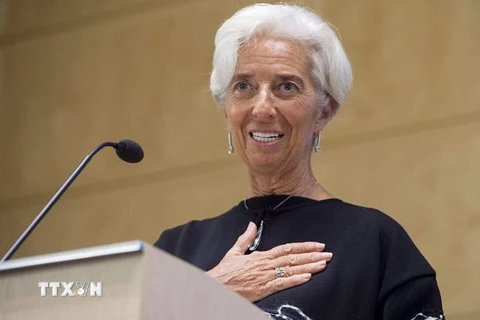 Giám đốc điều hành Quỹ Tiền tệ Quốc tế (IMF) Christine Lagarde. (Nguồn: AFP/TTXVN)