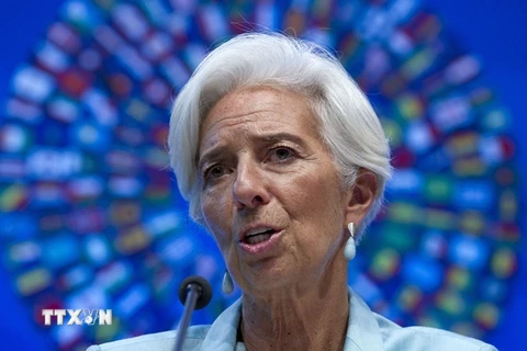 Tổng Giám đốc IMF Quỹ Tiền tệ Quốc tế (IMF) Christine Lagarde. (Nguồn: AP/TTXVN)
