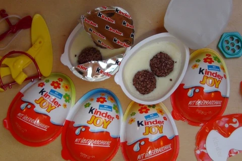 Sản phẩm trứng chocolate Kinder đặc biệt hấp dẫn trẻ em