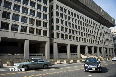 Trụ sở Cục Điều tra liên bang Mỹ (FBI) ở Washington, DC. (Nguồn: AFP/TTXVN
