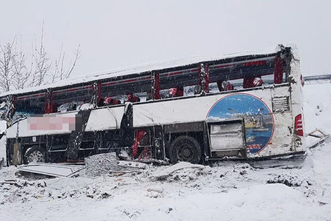 Một vụ tai nạn xe buýt tại Thổ Nhĩ Kỳ. Ảnh minh họa. (Nguồn: Daily Sabah)