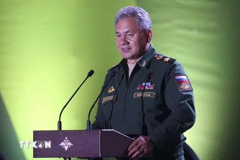 Bộ trưởng Quốc phòng Nga Sergei Shoigu. (Nguồn: EPA/TTXVN)