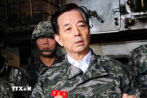 Bộ trưởng Quốc phòng Hàn Quốc Han Min-koo. (Nguồn: EPA/TTXVN)