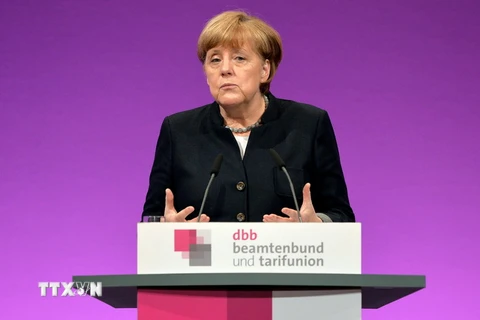Thủ tướng Đức Angela Merkel. (Nguồn: EPA/TTXV)