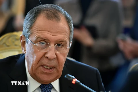 Ngoại trưởng Nga Sergei Lavrov. (Nguồn: AFP/TTXVN)
