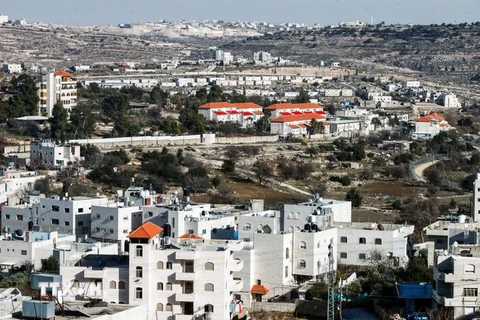 Khu định cư Givat Harsina ở thành phố Bờ Tây Hebron ngày 5/2. (Nguồn: AFP/TTXVN)