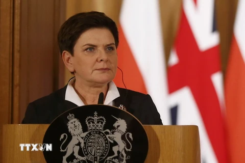 Thủ tướng Ba Lan Beata Szydlo. (Nguồn: AP/TTXVN)