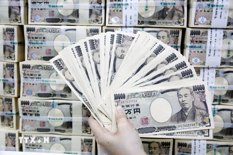 Đồng yen Nhật Bản. (Nguồn: EPA/TTXVN)