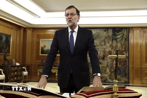 Thủ tướng Tây Ban Nha Mariano Rajoy. (Nguồn: AP/TTXVN)
