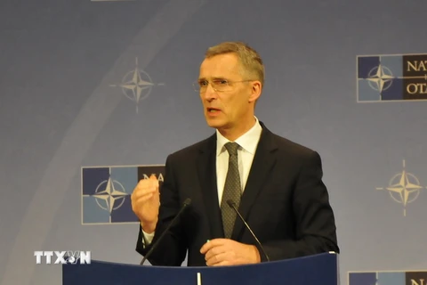 Tổng Thư ký NATO, ông Jens Stoltenberg. (Ảnh: Kim Chung/TTXVN) 