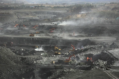 Tiêu thụ than của Trung Quốc giảm 4,7% trong năm 2016. (Nguồn: Greenpeace)