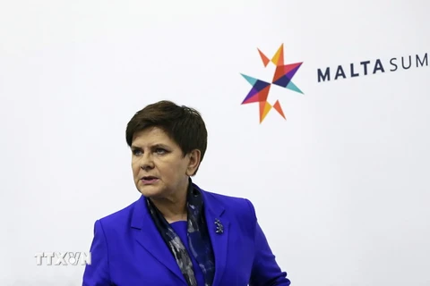 Thủ tướng Ba Lan Beata Szydlo. (Nguồn: AP/TTXVN)