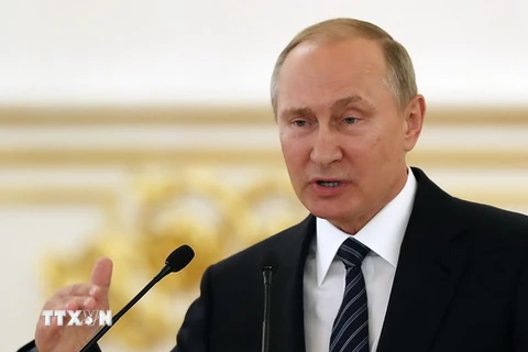 Tổng thống Nga Putin. (Nguồn: EPA/TTXVN)