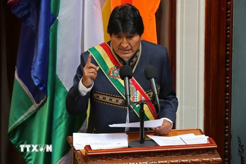 Tổng thống Bolivia Evo Morales. (Nguồn: EPA/TTXVN)