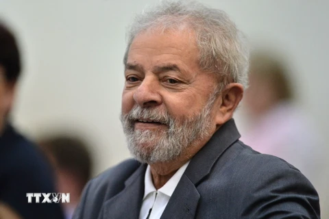 Cựu Tổng thống Brazil Lula da Silva đối mặt với cáo buộc tham nhũng. (Nguồn: AFP/TTXVN)