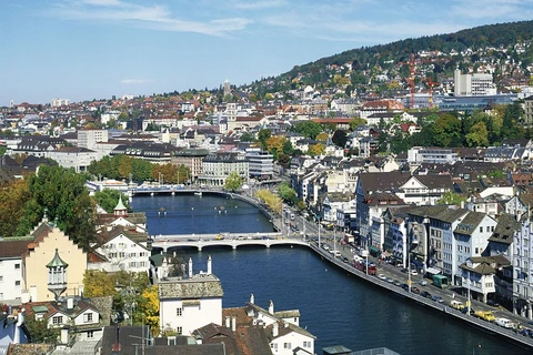 Thành phố Zurich, Thụy Sĩ. (Nguồn: Alamy)