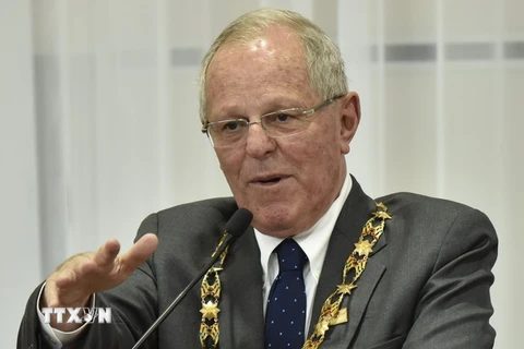 Tổng thống Peru Pedro Pablo Kuczynski. (Nguồn: AFP/TTXVN)