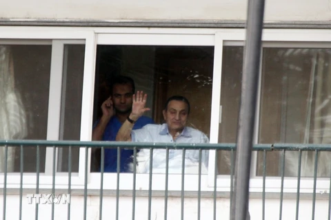 Ông Hosni Mubarak bị giam giữ tại tư gia ở thủ đô Cairo, Ai Cập ngày 6/10/2015. (Nguồn: THX/TTXVN)