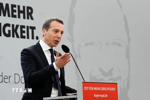Thủ tướng Áo Christian Kern. (Nguồn: AFP/TTXVN)