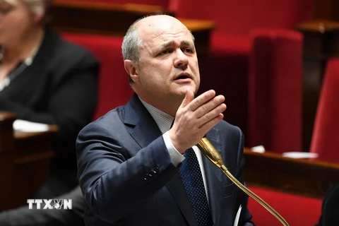Bộ trưởng Nội vụ Pháp Bruno Le Roux. (Nguồn: AFP/TTXVN)