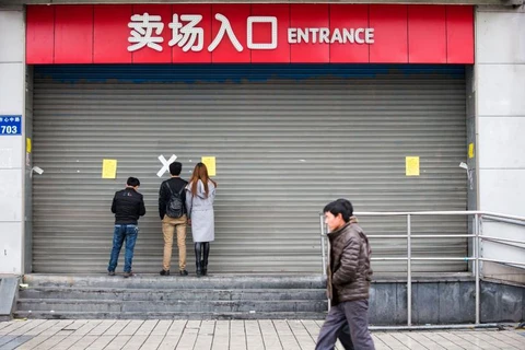 Một siêu thị Lotte tại Hàng Châu bị đóng cửa. (Nguồn: Reuters)