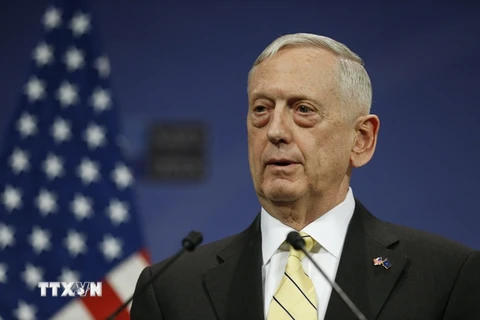 Bộ trưởng Quốc phòng Mỹ James Mattis. (Nguồn: THX/TTXVN)