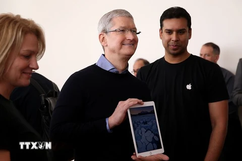 Giám đốc điều hành Tập đoàn Apple, ông Tim Cook. (Nguồn: AFP/TTXVN)