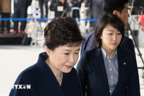 Cựu Tổng thống Hàn Quốc Park Geun-hye. (Nguồn: THX/TTXVN)