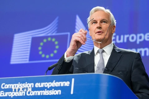 Trưởng đoàn đàm phán về Brexit của Liên minh châu Âu (EU) Michel Barnier. (Nguồn: EPA/TTXVN)