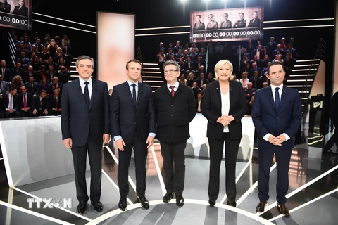 Các ứng cử viên Tổng thống Pháp. (Nguồn: AFP/TTXVN)