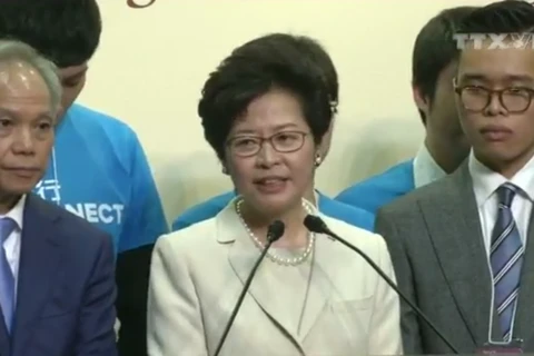 [Video] Đặc khu hành chính Hong Kong lần đầu tiên có nữ lãnh đạo