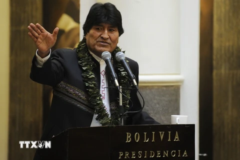 Tổng thống Bolivia Evo Morales. (Nguồn: EPA/TTXVN)