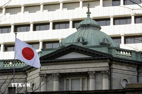 Trụ sở của Ngân hàng Trung ương Nhật Bản ở Tokyo. (Nguồn: EPA/TTXVN)