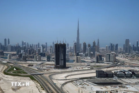 Tháp Burj Khalifa tại Dubai. (Nguồn: AFP/TTXVN)