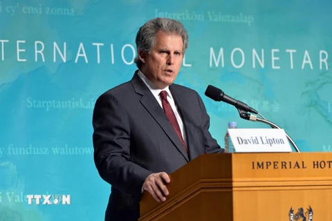 Phó Giám đốc điều hành thứ nhất của Quỹ Tiền tệ Quốc tế David Lipton. (Nguồn: AFP/TTXVN)