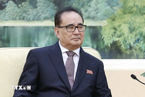 Ông Ri Su-yong được bầu làm Chủ tịch Ủy ban Đối ngoại Triều Tiên. (Nguồn: THX/TTXVN)