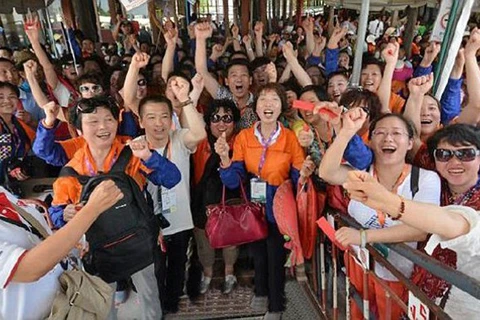 Du khách Trung Quốc du lịch Thái Lan. (Nguồn: shanghaiist.com)