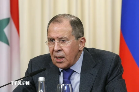 Ngoại trưởng Nga Sergei Lavrov. (Nguồn: EPA/TTXVN)