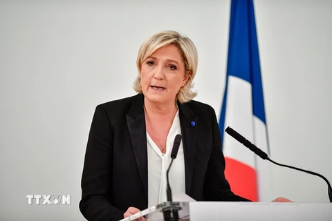  Ứng cử viên Tổng thống Pháp Marine Le Pen. (Nguồn: THX/TTXVN)