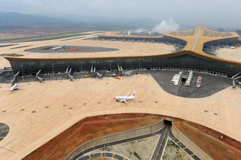Sân bay quốc tế Trường Thủy ở tỉnh Vân Nam, Trung Quốc. ((Nguồn: THX)