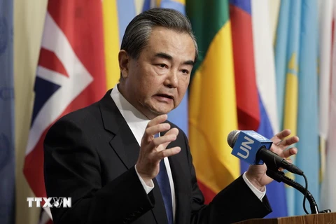 Ngoại trưởng Trung Quốc Vương Nghị. (Nguồn: EPA/TTXVN)