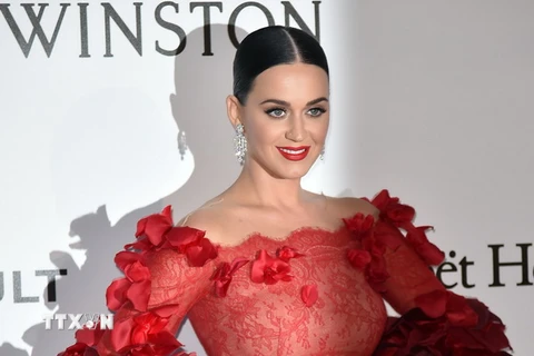 Ca sỹ Katy Perry. (Nguồn: AFP/TTXVN)