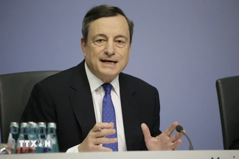 Chủ tịch ECB Mario Draghi. (Nguồn: EPA/TTXVN)