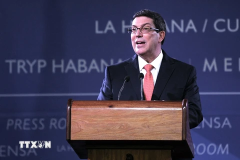 Ngoại trưởng Cuba Bruno Rodriguez. (Nguồn: AFP/TTXVN)
